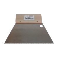 Leim Klebstoff Trapez Zahnspachtel Bodenleger 180mm x 130mm gezahnt A3 (0.5x1.5mm)