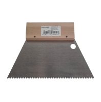Leim Klebstoff Trapez Zahnspachtel Bodenleger 180mm x 130mm gezahnt B1 (2.7x2.3mm)