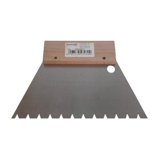 Leim Klebstoff Trapez Zahnspachtel Bodenleger 180mm x 130mm gezahnt B10 (10.0x5.0mm)