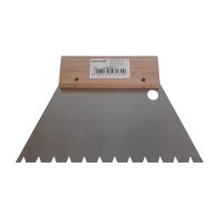 Leim Klebstoff Trapez Zahnspachtel Bodenleger 180mm x 130mm gezahnt B10 (10.0x5.0mm)