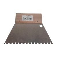 Leim Klebstoff Trapez Zahnspachtel Bodenleger 180mm x 130mm gezahnt B14 (6.0x6.0mm)