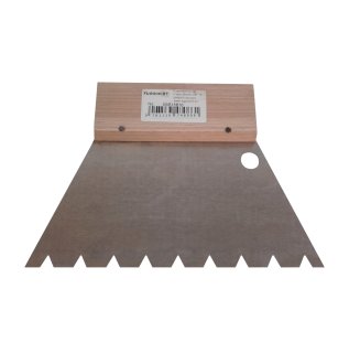 Leim Klebstoff Trapez Zahnspachtel Bodenleger 180mm x 130mm gezahnt B16 (12.0x8.0mm)