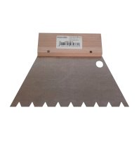 Leim Klebstoff Trapez Zahnspachtel Bodenleger 180mm x 130mm gezahnt B16 (12.0x8.0mm)
