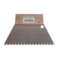 Leim Klebstoff Trapez Zahnspachtel Bodenleger 180mm x 130mm gezahnt B4 (0.1x5.5mm)