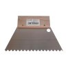 Leim Klebstoff Trapez Zahnspachtel Bodenleger 180mm x 130mm gezahnt B4 (0.1x5.5mm)