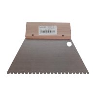 Leim Klebstoff Trapez Zahnspachtel Bodenleger 180mm x 130mm gezahnt B7 (4.5x3.5mm)