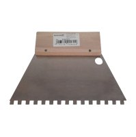 Leim Klebstoff Trapez Zahnspachtel Bodenleger 180mm x 130mm gezahnt C2 (6x6mm)