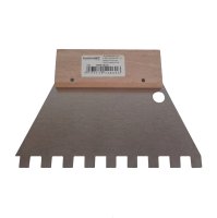 Leim Klebstoff Trapez Zahnspachtel Bodenleger 180mm x 130mm gezahnt C5 (10x10mm)