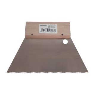 Leim Klebstoff Trapez Zahnspachtel Bodenleger 180mm x 130mm gezahnt S1 (0.2x1.8mm)