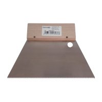 Leim Klebstoff Trapez Zahnspachtel Bodenleger 180mm x 130mm gezahnt S1 (0.2x1.8mm)