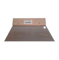 Leim Klebstoff Kleber Trapez Zahnspachtel Bodenleger 250mm x 130mm A3 (0.5x1.5mm)