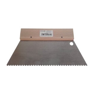Leim Klebstoff Kleber Trapez Zahnspachtel Bodenleger 250mm x 130mm B3 (3.4x3.6mm)