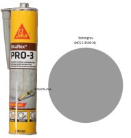 Sikaflex Pro 3 1K Polyurethan PU Dichtstoff 300ml Kartusche betongrau