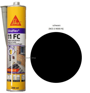 Sikaflex 11 FC 1K Polyurethan Kleb Dichtstoff 300ml Kartusche schwarz