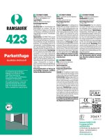 Ramsauer 423 Parkettfuge 1K Hybrid Dichtstoff 310ml Kartusche Wenge