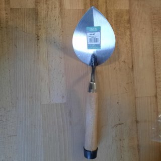 Hufa Fliesenkelle Stahl Herz Form Holzgriff mit Gummikappe 160mm Sonderposten