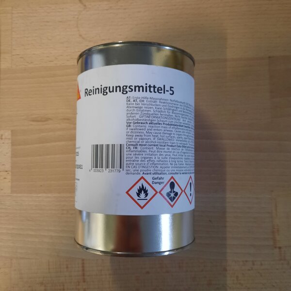 Sika Arbeitsgeräte Reiniger 5 1000ml Dose Sonderposten MHD 07/25
