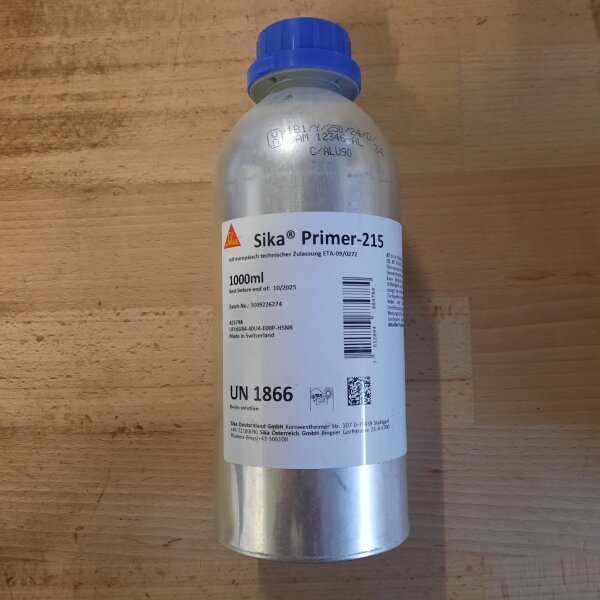 Sika Fugen Dichtstoff Haftanstrich Primer 215 1000ml Aludose Sonderposten MHD 10/25