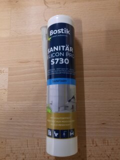 Bostik S730 Sanitär Silicon Pro fugengrau 1K Silikon Dichtstoff 300ml Kartusche MHD 09/25 Sonderposten