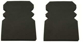Nierhaus Arbeitshosen Kniepolster Nr. 47  225x160 x18 mm schwarz