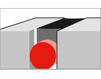 Fugen Rund Profil Schnur HS PU gelb offenzellig Ø15mm x 100m