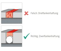 Fugen Rund Profil Schnur HS PU gelb offenzellig Ø30mm x 100m