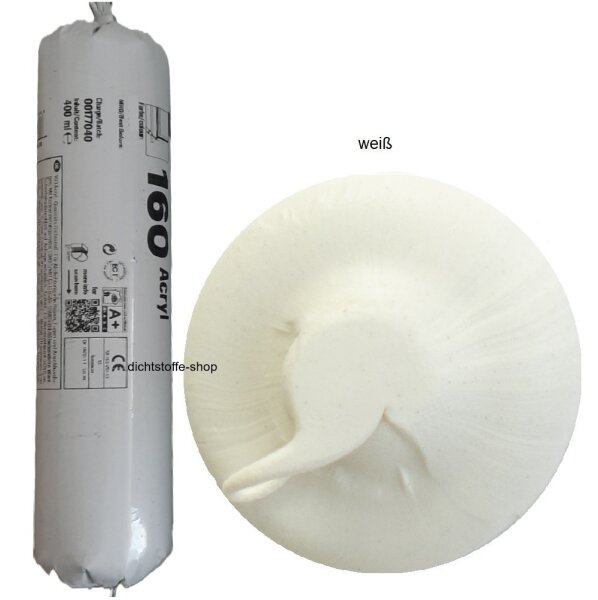 Ramsauer 160 Acryl 1K Acryl Dichtstoff 400ml Folienbeutel weiß