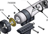 COX Ersatzteil 7X S008 Serie 2 Barrel Strap Rohrhalter...