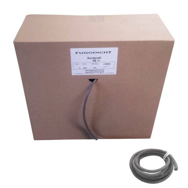 Fugen PE Rund Hohlprofil grau geschlossenzellig Ø 15mm x 100m