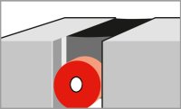 Fugen PE Rund Hohlprofil grau geschlossenzellig Ø 15mm x 550m