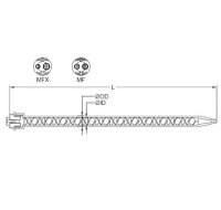 Medmix MFQ 05-16L 2K Mischer Mixpac F System 1:1/2:1