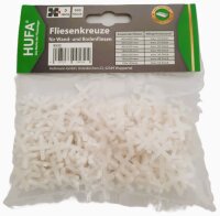 Hufa Kunststoff Fliesenkreuze weiß 3mm 200 Stück