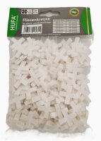 Hufa Kunststoff Fliesenkreuze weiß 6mm 200 Stück