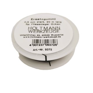 Hufa Fliesenleger Gummi Ø 0.5mm x 20m grau