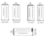 Medmix 2K Mischer MAQ 05-24L Mixpac A System 1:1/2:1/4:1/10:1