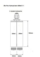 Sulzer Mixpac 2 K Klebstoff C-System 400ml 1:1 Leerkartusche