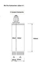 Mixpac 2 K Klebstoff C-System 425ml 4:1 Leerkartusche