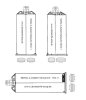 Medmix 2K Mischer MAH 05-13D Mixpac A System 1:1 und 2:1