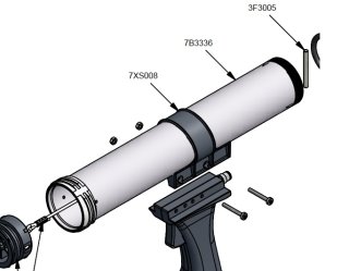 COX Ersatzteil 7B 3336 Barrel Airflow Sachet 333.6mm/400ml Alu-Rohr