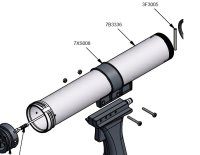 COX Ersatzteil 7B 3336 Barrel Airflow Sachet 333.6mm/400ml Alu-Rohr