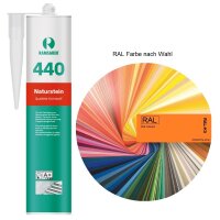 Ramsauer 440 Naturstein 1K Silicon Dichtstoff RAL 310ml...