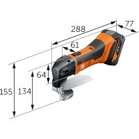 Fein Akku Metall Blechschere ABLS 18 1.6 E AS 18Volt bis...