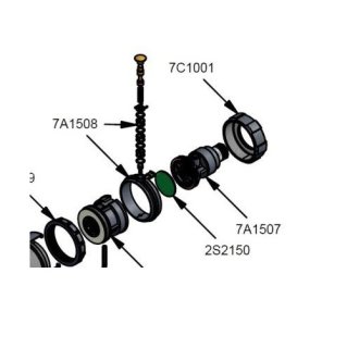 COX Ersatzteil 7A 1507 Serie 1 Druckluft Regulator 100psi 6.8 bar