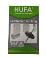 Hufa Fliesen Lochbohrer Set 6-teilig Ø 33/53/67/73mm