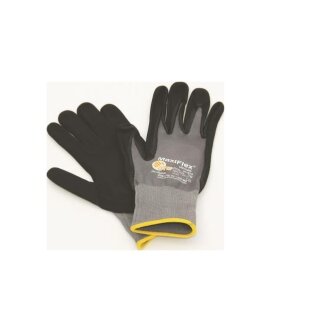 Hufa Fliesenleger Nylon Strick Handschuhe grau XL