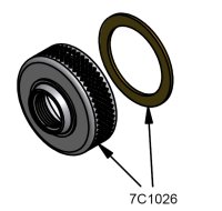PC Cox Ersatzteil 7C 1026 Bulk Cap 3 Bayonets Überwurf Metallkopf