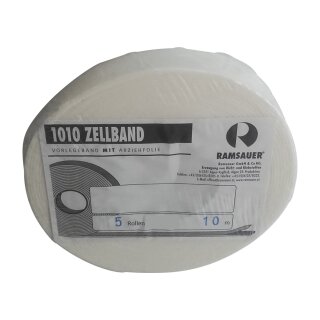 Ramsauer 1010 PE Zellband-Vorlegeband 2x6mmx50m weiß