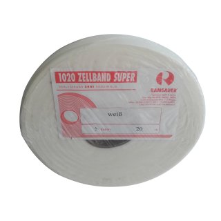 Ramsauer 1020 Zellband-Vorlegeband Super 5x9mmx100m weiß