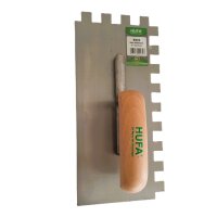 Hufa Glättekelle Stahl Holzgriff 280mm x 130mm...