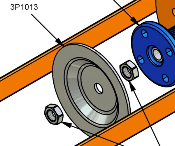 COX Ersatzteil 3P 1013 Steel Plunger Kartuschen Metallkolben Druckplatte